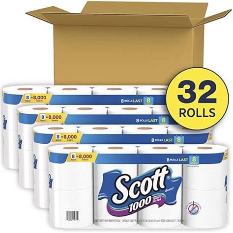 Scott Toilet paper 1000 sheets IN STOCK ONLINE NOW as low as $.92 per roll!