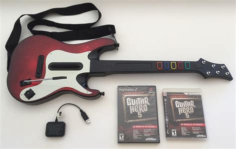 Guitar Hero 5 Wireless Controller 95893.805 PlayStation 3 PS3 PS2 ...