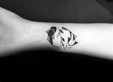 40 Yin Yang Koi Fish Tattoos For Men - Cosmic Force Ink Ideas | Wrist tattoos for guys, Tattoos ...