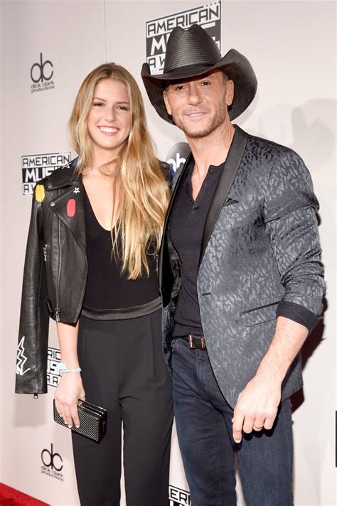 Tim McGraw and Daughter at the American Music Awards 2016 | POPSUGAR ...