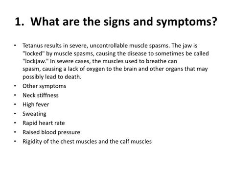 iTravelJabs - Tetanus Information & Symptoms