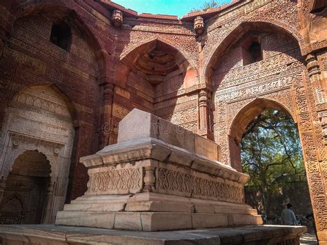 Iltutmish`s Tomb in Qutub Minar, New Delhi, India Stock Image - Image ...