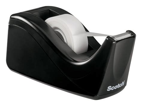 Scotch Desktop Tape Dispenser, Black Two-Tone, 1 Dispenser - Walmart.com