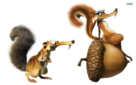 Ice Age 1 2 3 4 Squirrels Hd Scrat Wall Paper