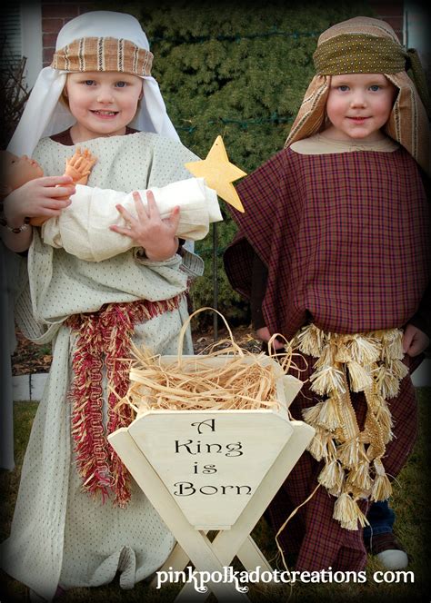 Super Easy Darling Nativity Costumes! - Pink Polka Dot Creations