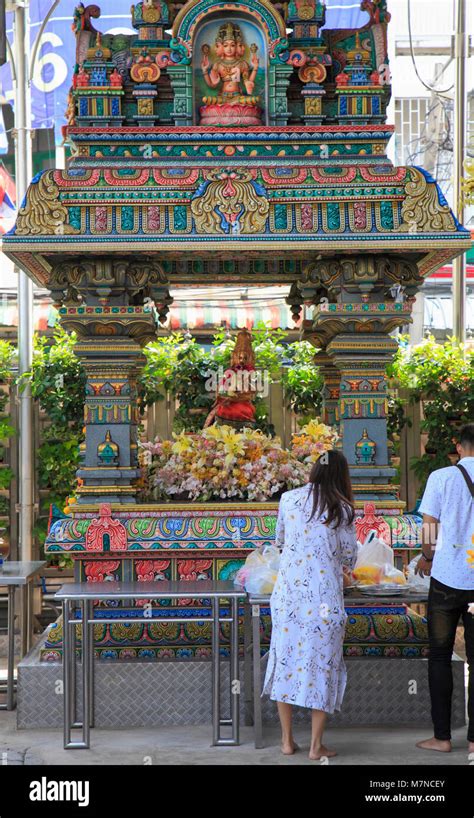 Thailand, Bangkok, Sri Maha Mariamman, hindu temple Stock Photo - Alamy