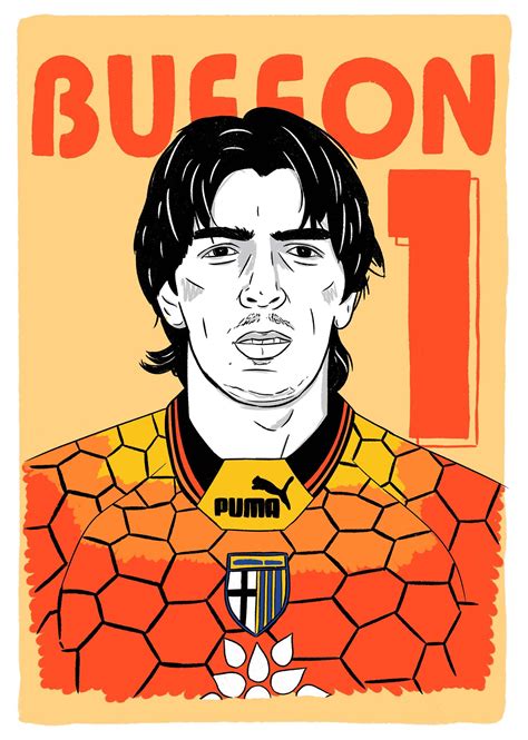 1996-97 Parma Buffon #1 Serie A Icons A3 Poster/Print