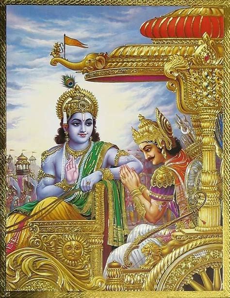 Krishna Arjun in Kurukshetra War | Krishna painting, Hindu art, Krishna