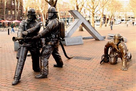 Fire Fighters Memorial | Pioneer Square ~ Down Town Seattle,… | Flickr