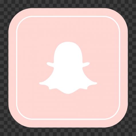 HD Snapchat Pink Square App Logo Icon PNG Image | Citypng