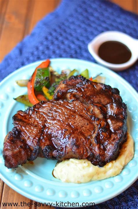 The Savvy Kitchen: Soy Sauce and Pineapple Marinated Ribeye