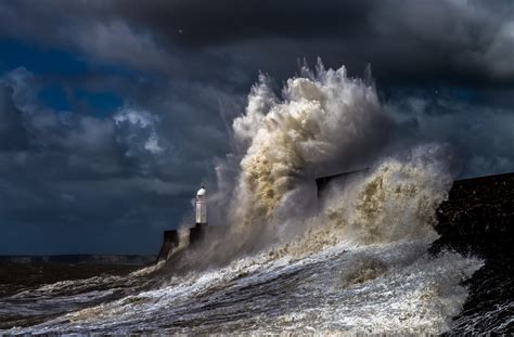 Wallpaper : sea, water, nature, vehicle, storm, coast, lighthouse ...