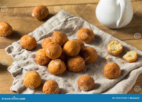 Homemade Glazed Donut Holes Stock Image - Image of donut, brown: 141412759