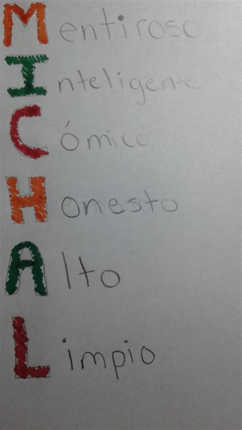 Spanish Acrostic Poem — Science Leadership Academy @ Center City