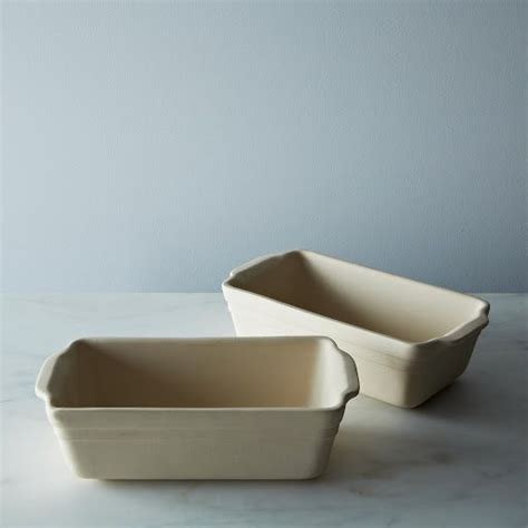 Loaf Pan: Ceramic Unglazed Ohio Stoneware (Set of 2) | Loaf pan ...