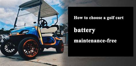 How to choose a golf cart battery maintenance free - The Best lithium ...