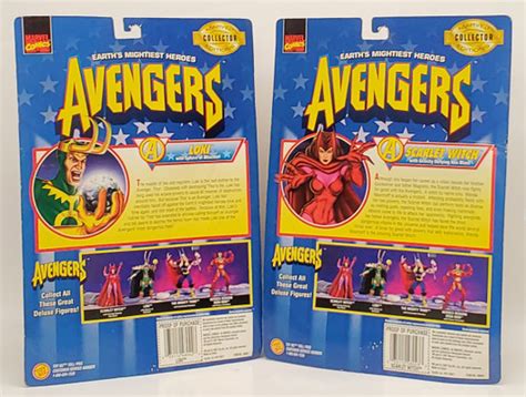 ToyBiz (1997) The Avengers complete set of 4 action figures