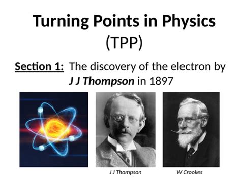 Discovery of the Electron | Teaching Resources