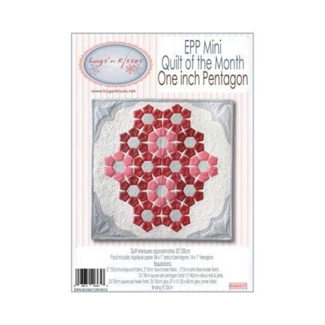 EPP Mini Quilt of the Month - One Inch Pentagon