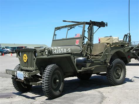 08Fest 126 - American - Willys MB Jeep - 1942 - with .50 Caliber Machine Gun - a photo on Flickriver