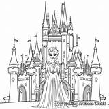 Queen Elsa Frozen Coloring Pages  Free & Printable sketch template