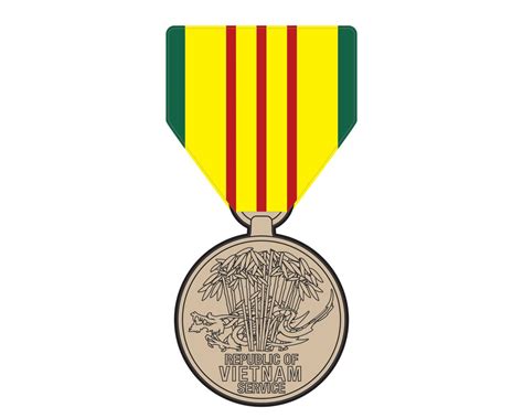 Vietnam Service Medal Decal F/S