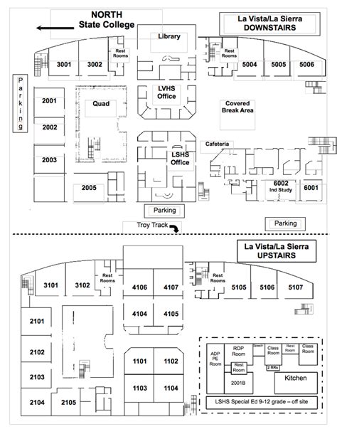 Campus Map - La Vista & La Sierra High School