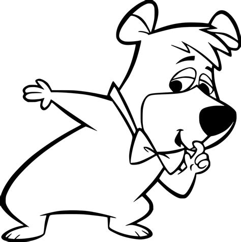 Boo-Boo Bear from Yogi Bear coloring page - Download, Print or Color ...