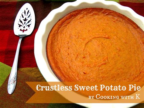 Crustless Sweet Potato Pie {a classic way to use leftover sweet potatoes + gluten free option}