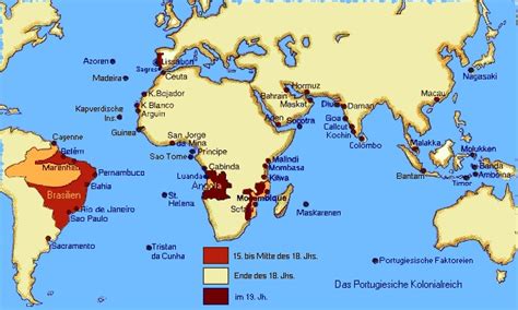 The Portuguese Empire | Portuguese empire, Country maps, Empire