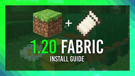 Install Fabric 1.20+ (Mod Minecraft 1.20) | Client Install Guide - YouTube