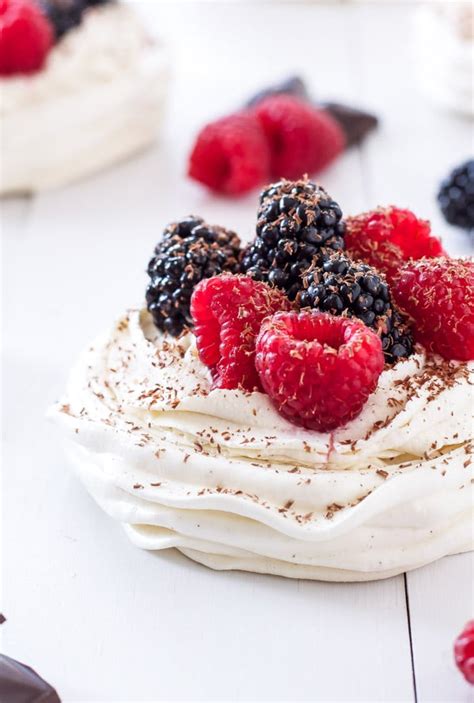 Berries and Cream Meringue Nests - Recipe Runner