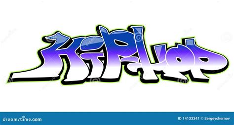 Graffiti Art Design, Hip-hop Stock Image - Image: 14133341