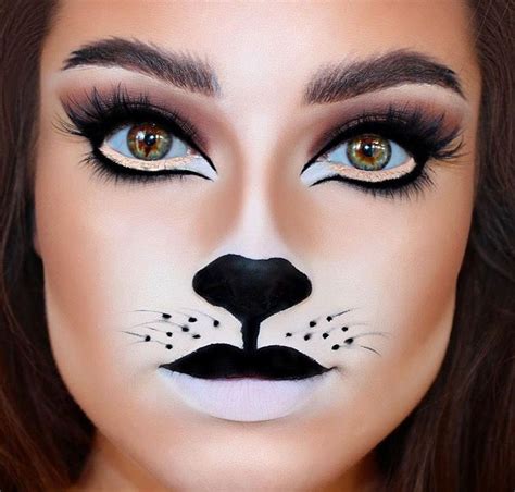 Pin by Fatima Jiménez Castañeda on maquillaje | Cat halloween makeup ...