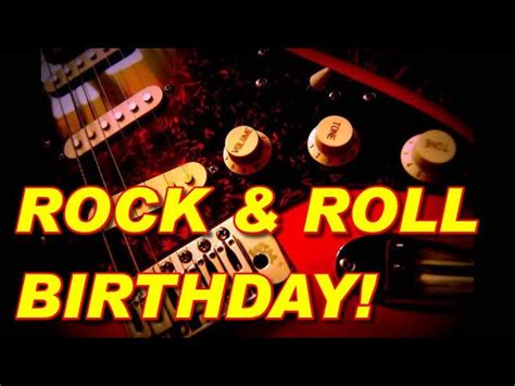 HARD ROCK HAPPY BIRTHDAY - Rock Guitar Version in Key of C Major Chords ...