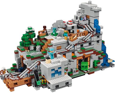 LEGO Minecraft The Mountain Cave 21137 vorgestellt | zusammengebaut