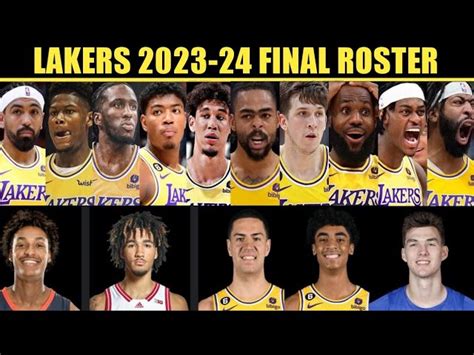 De Actualidad 337lig: Lakers Roster 23-24