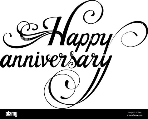 Cursive Writing Happy Anniversary Calligraphy Fonts - Alivromaniaca