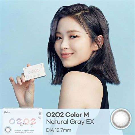 Clalen O2O2 Color M Natural Gray EX (2pcs)