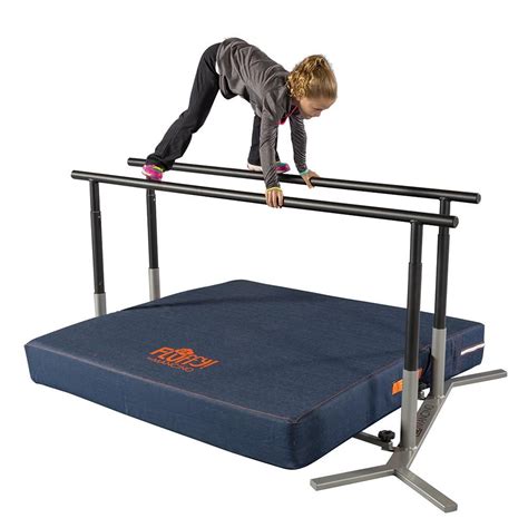 36" Complete Parallel Bars Set - Base and Rails | Gymnastics bars for ...