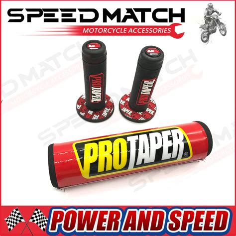 MX Dirt bike Pro Taper CRF Bar Protector Cross Handlebar Round Pad ...