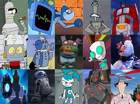 Click the Cartoon Robot Quiz