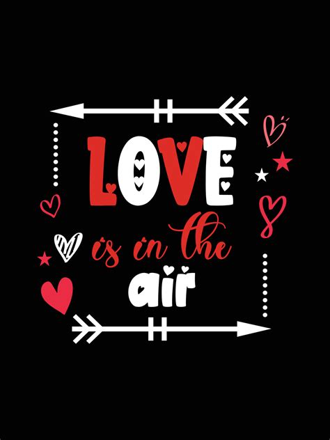 LOVE IS IN THE AIR art 17722384 Vector Art at Vecteezy