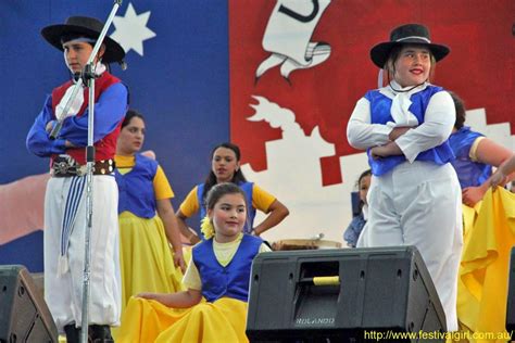 Uruguayan Independence day festival at Fairfield showground and this what they wear in it ...