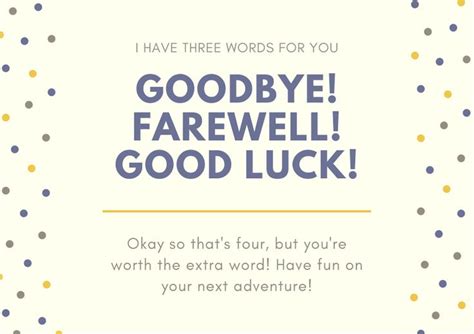 75 Unforgettable Goodbye and Good Luck Messages and Quotes | FutureofWorking.com | Goodbye and ...