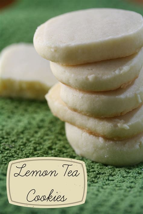 Lemon Tea Cookie Recipe -spatialdrift