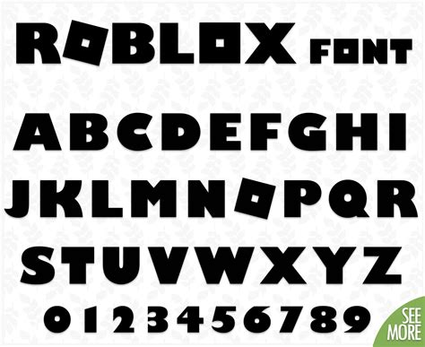 Roblox Lettering