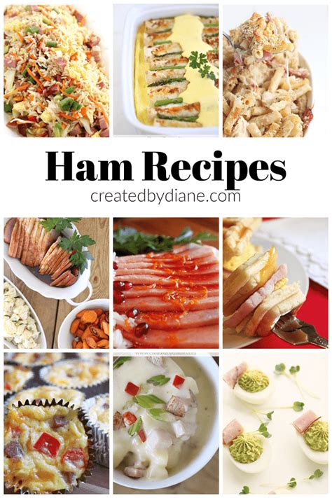 Ham-quick and easy recipes using ham | Created by Diane