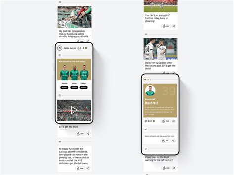 Legia Warsaw Website on Behance