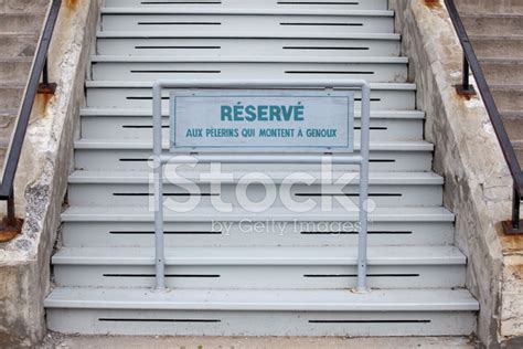 Stairs At Saint Joseph's Oratory, Oratoire St Joseph Montreal Ca Stock ...